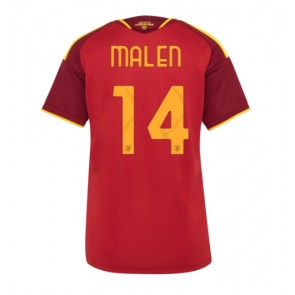 AS Roma Donyell Malen #14 Domaci Dres za Ženska 2026-27 Kratak Rukavima